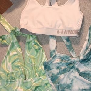 3 tops Shein & under armor